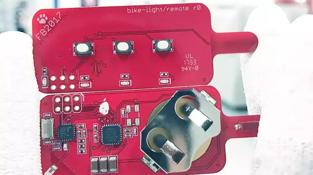 Red Hot PCB: Illuminating Bike Light Control