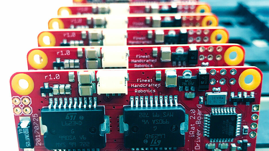 Red Hot PCB: Robotic Neuroscience Technology