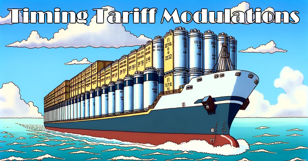Timing Tariff Modulations