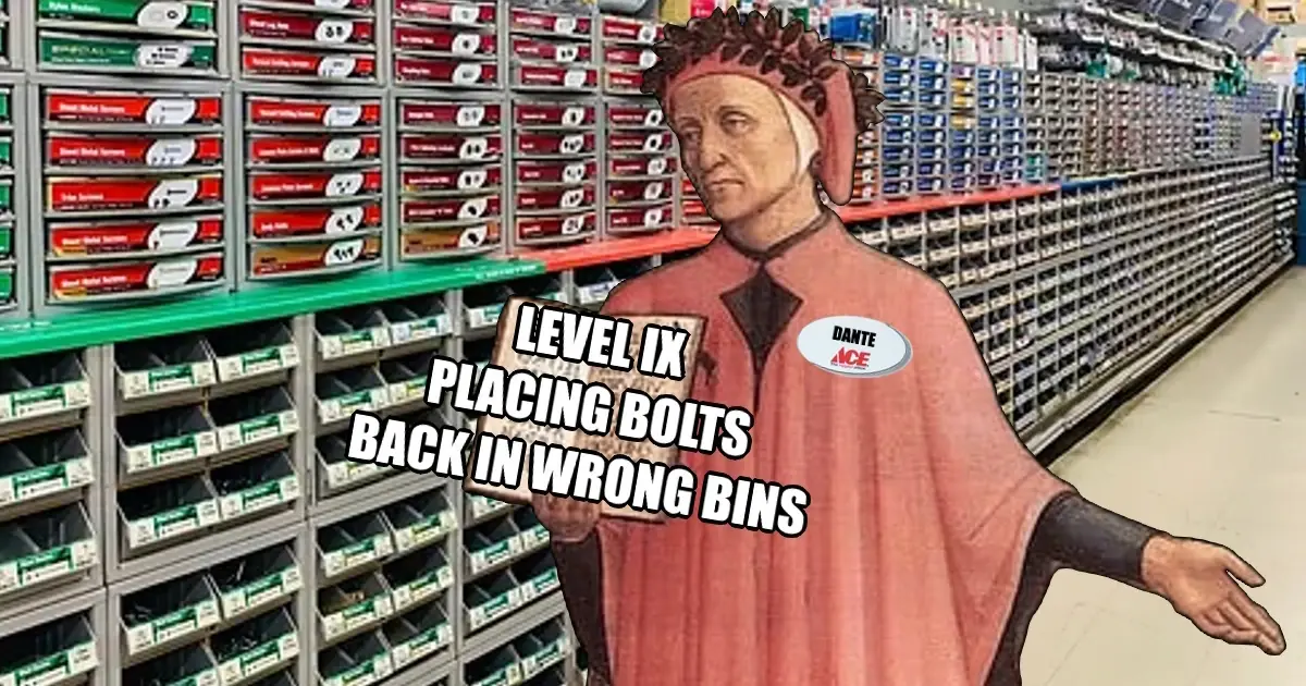 Mislabeled Levels of Hell